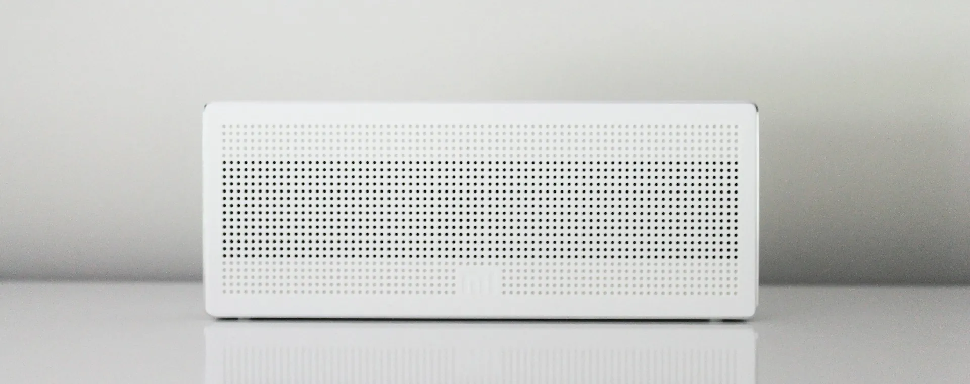 White ventilation grille on a minimal device